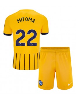 Brighton Kaoru Mitoma #22 Replika Borta Kläder Barn 2024-25 Kortärmad (+ byxor)